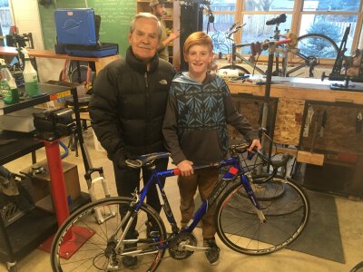 Father and Son Carbondale Community Bike Project