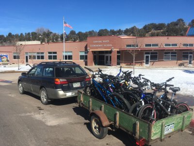 Bike Delivery to Carbondale Middle School